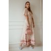 Maxi šaty tropical peach