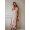 Maxi šaty tropical peach