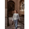 Pruhovaný svetr Audrey (Velikost One Size)