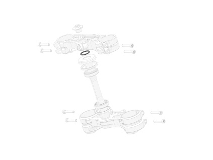 TOP STEERING HEAD BEARING O-RING