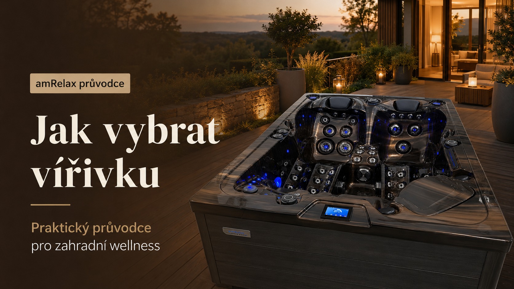 Jak vybrat vířivku na zahradu: praktický průvodce pro celoroční wellness