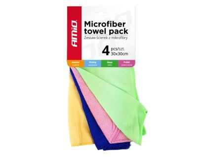 Set 4 mikrovláknových handier