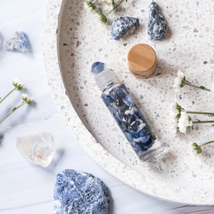 Aroma roller s lapisem lazuli