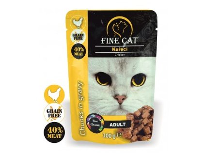 Fine cat kapsa chicken 100gr