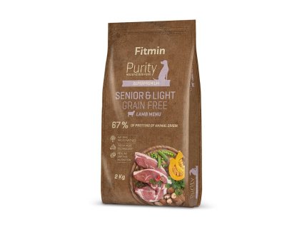 Fitmin dog Purity GF Senior&Light Lamb