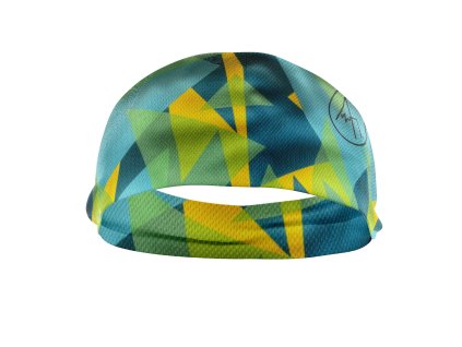 funkční čelenka anywhere zelenomodrá