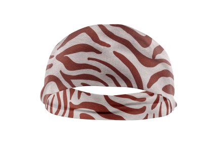 bavlněná čelenka anywhere zebra