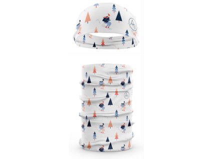 ZIMNÍ RADOVÁNKY BAVLNĚNÁ ČELENKA + NÁKRČNÍK