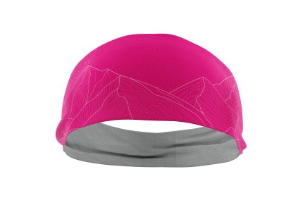 funkční jednovrstvá čelenka anywhere hory magenta