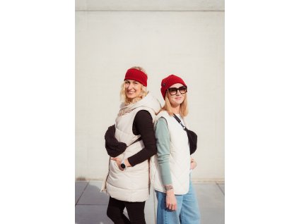 PLETENÁ ČELENKA VÍNOVÁ