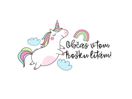 NAŽEHLOVAČKA JEDNOROŽEC černá