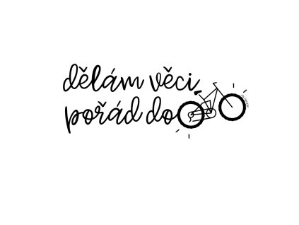 NAŽEHLOVAČKA DĚLÁM DO KOLA černá