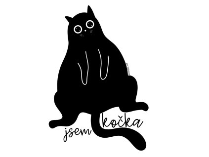 NAŽEHLOVAČKA JSEM KOČKA černá