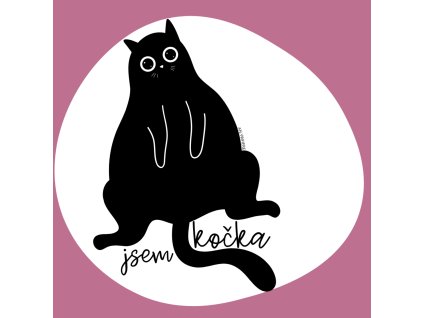 NAŽEHLOVAČKA JSEM KOČKA bílá