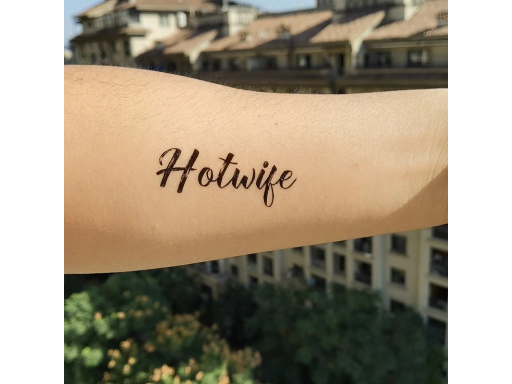 Dočasné tetování Hotwife