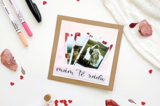 Ručně vyrobené přáníčko nejen k 1. máji