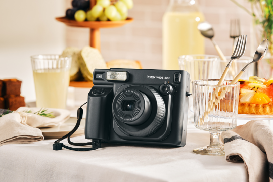 instax WIDE 400™ v nové barvě Jet Black: klasika v elegantním provedení