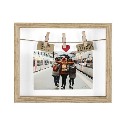 Hama Portrait Frame Best Friends Oak 10x15cm