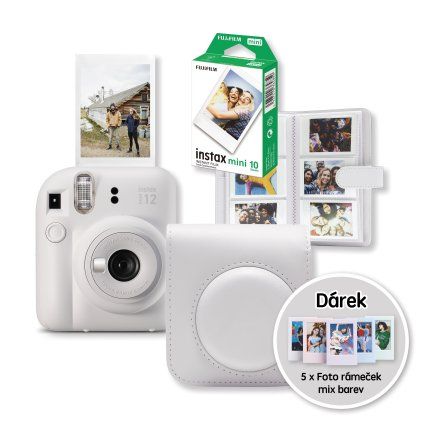 Instax Mini 12 Start Set White