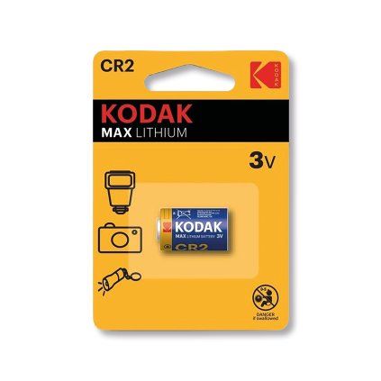 Kodak CR2 MAX Lithium Battery (3V) Blistr