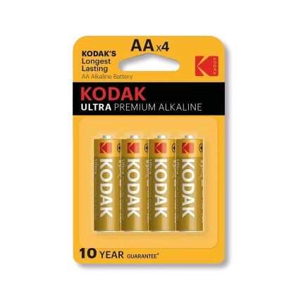 Kodak Ultra Premium Alkaline Battery AA (1,5V) B4
