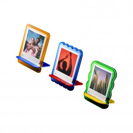 Polaroid Coloured Acrylic Photo Frames 3 Pack