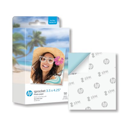 HP Sprocket Zink paper 3,5x4,25 50 pack