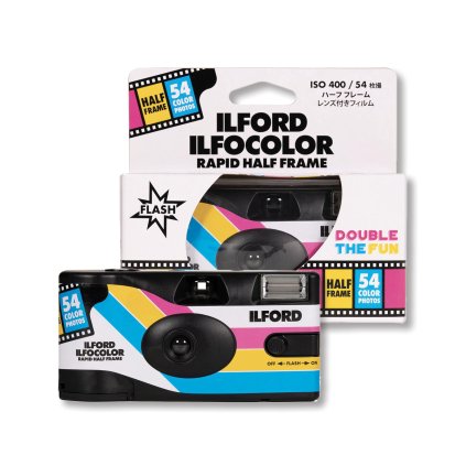 Ilford Ilfcolour Single Camera Rapid 54 Exp. Half Frame