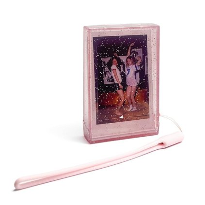 Plastic Photo Storage Box Pink