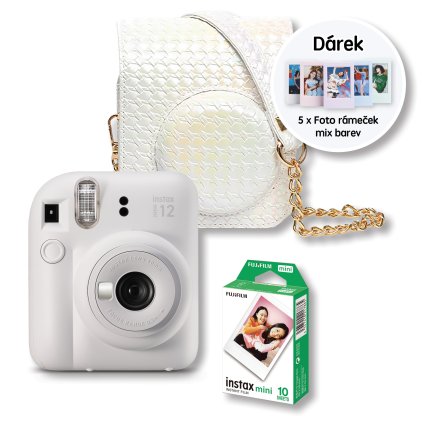 Mini 12 Set Iridescent 3v1 White
