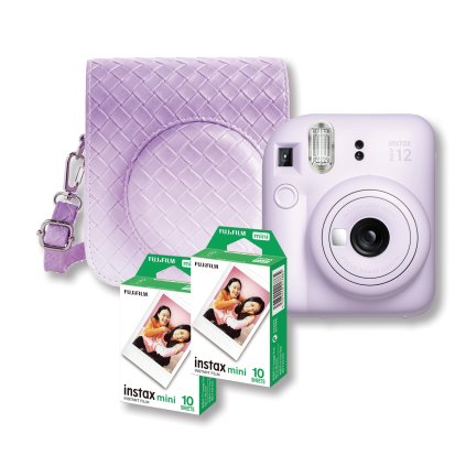 Instax Mini 12 Set Pattern 3v1 Lila