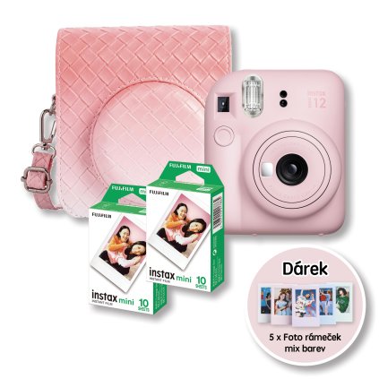 Instax Mini 12 Set Pattern 3v1 Rose