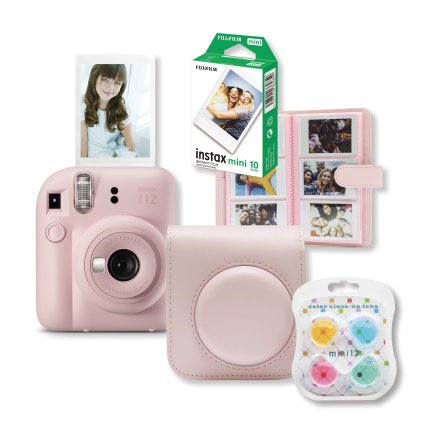 Instax Mini 12 Start Set Pink3