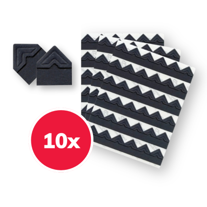 2231 2 3l photo corners 108 ks black set 1