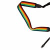 Polaroid Camera Strap Flat Rainbow Black (popruh)