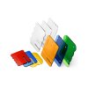 Polaroid Coloured Acrylic Photo Frames 3 Pack