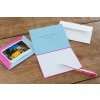 Fujifilm Instax Wide Photo Message Card - Pink & Light Blue 1pcs