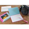 Fujifilm Instax Wide Photo Message Card - Pink & Light Blue 1pcs