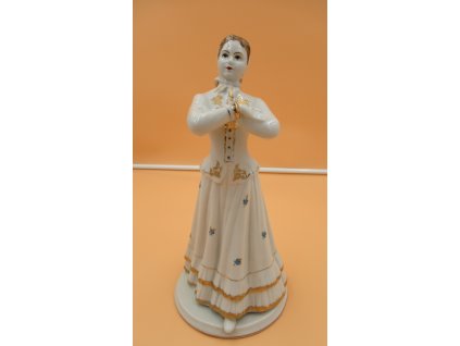 Soška " Dívčí tanec ". Porcelán.