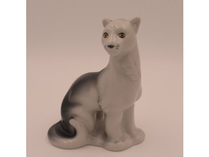Puma. Soška. Porcelán.