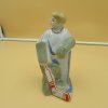 Soška " Kluk, hokejový brankář "( Junior ). Porcelán.