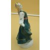 Tančíci Dívka v zelených šatech. Soška. Porcelán.