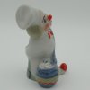 Klaun - Kuchař. Soška. Porcelán.