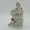 Dívka s bandurou. Soška. Porcelán.