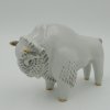 Zubr. Soška. Porcelán.