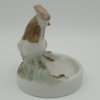Kohout popelník. Plastika. Porcelán.