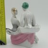 Dvě Baleríny, na přestávce. Sousoší. Porcelán.