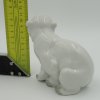 Medvídek bílý. Soška. Porcelán.