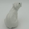 Medvídek bílý. Soška. Porcelán.