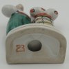 Pár v lidovém oblečení. Sousoší. Porcelán.